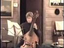 marcy jean brenner performs a piece by captain tobias hume on the viola da gamba.