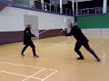 AHF longsword against Rapier fight