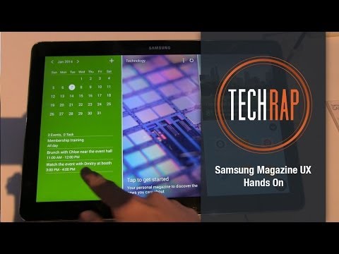 Samsung Magazine UX hands-on