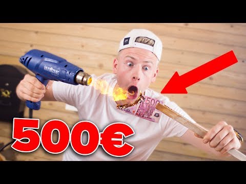 500€ SCHEIN vs. HEIßLUFTPISTOLE ! 😱 II RayFox
