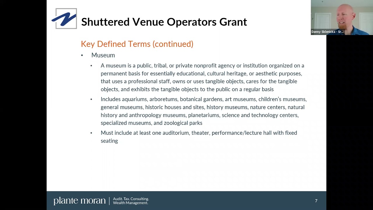 Video Thumnail for Shuttered Venues & ERTC