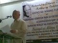 Dr. Bienvenido L. Lumbera sa UP Tacloban (Part 4 of 5)