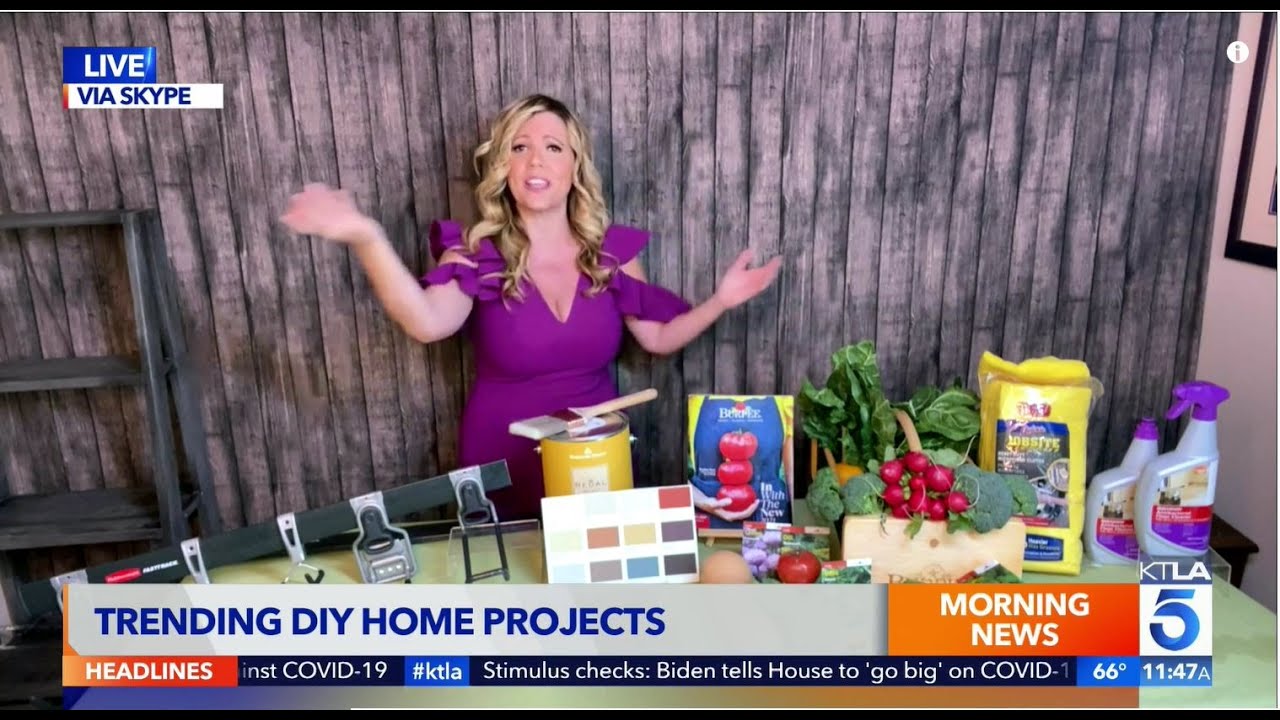 Top 5 Trending Home Projects for 2021 as seen on KTLA Los Angeles News