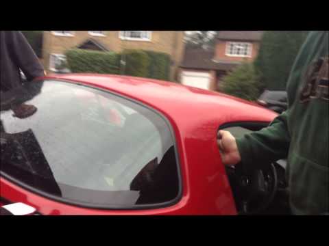 How To Remove A Mazda MX5 Hardtop!!!