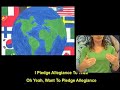 \"The Pledge (An Earth Anthem)\" signed by Camp MOST Kids \"The Pledge (An Earth Anthem)\" signed by Camp MOST Kids