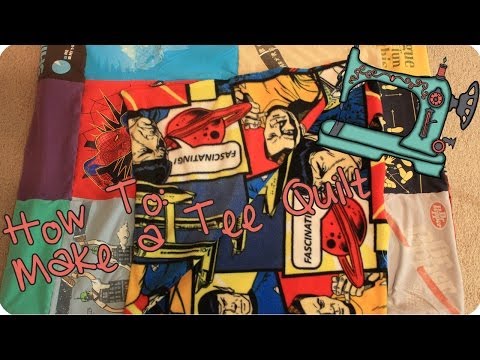how to turn t-shirts into a quilt
