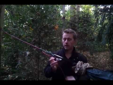 how to fasten a hammock to a tree