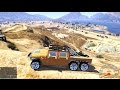 Hummer H1 6X6 для GTA 5 видео 4