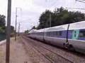 TGV high speed train at 200km/h