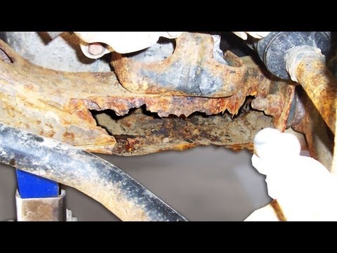 Patching my rusted subframe – DIY Rust repair – sub frame unibody corrosion, Saturn & others