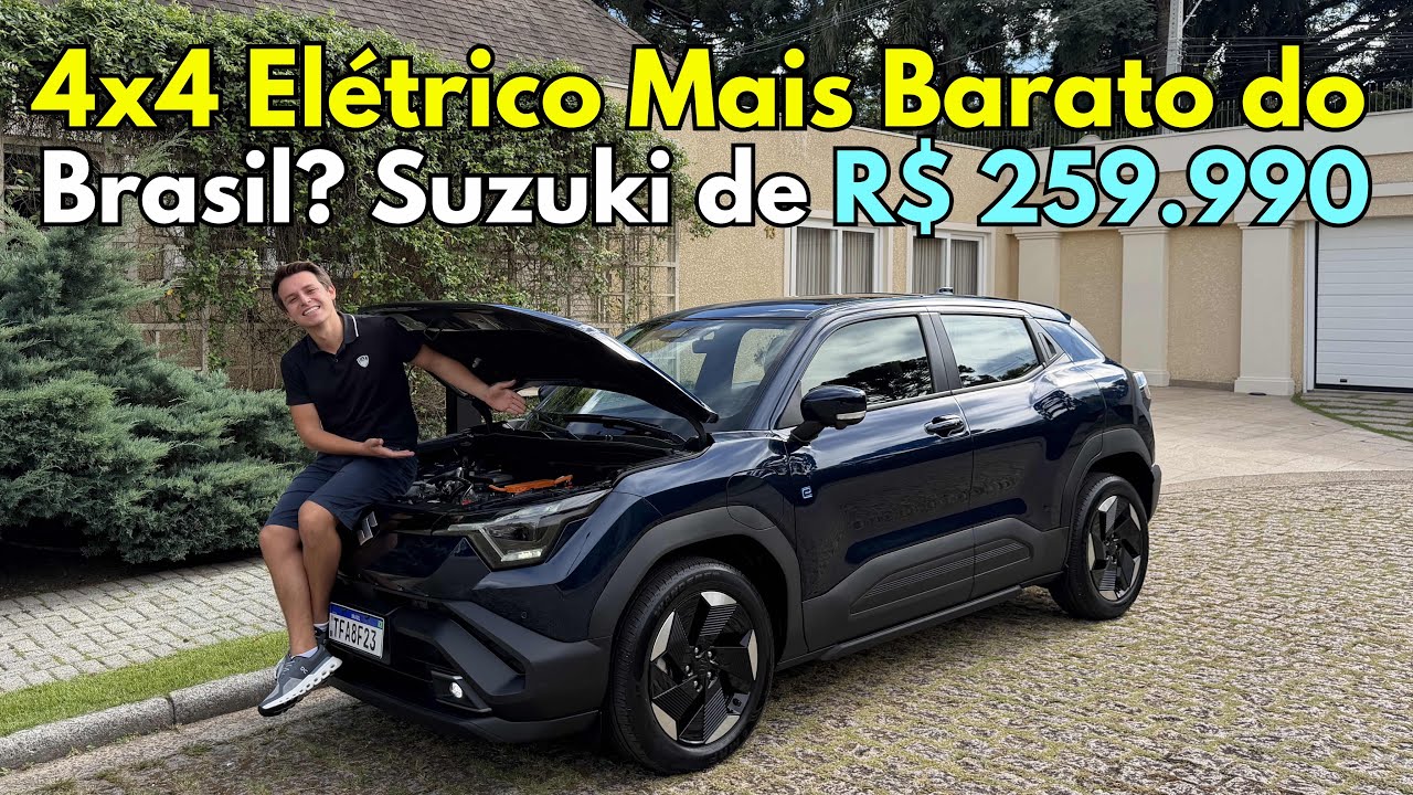 SUV 4x4 Elétrico Mais Barato do Brasil? Suzuki E-Vitara chegou para Brigar com Gigantes Elétricos