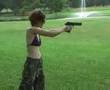 Gun Pwns Girl     50 Desert Eagle