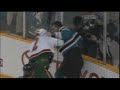Erik Reitz vs Ryane Clowe Nov 4, 2008