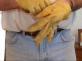 tan teamster's gloves