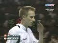 Badminton 2005 World Championship MS SF LinDan vs Peter Gade Badminton 2005 World Championship MS SF LinDan vs Peter Gade