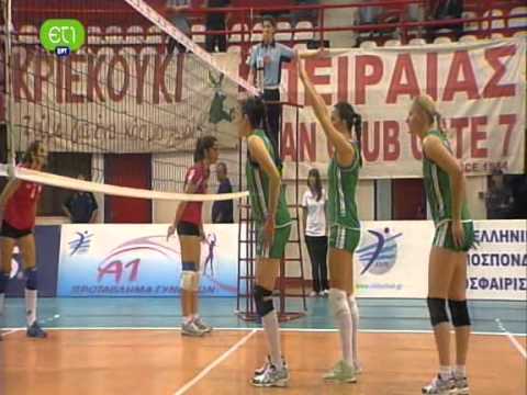 A1 Volley Gynaikwn Olympiakos - Panathinaikos - 18.10.2010