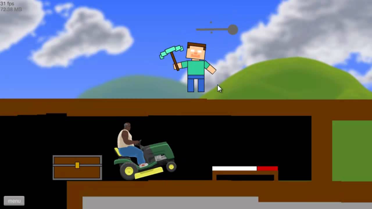 Happy Wheels Part 17 - Minecraft Levels Herobrine Happy Wheels Part 17 - Minecraft Levels Herobrine