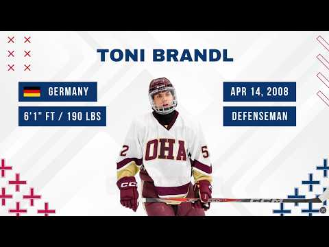 Toni Brandl - OHA U18 AAA 🇨🇦 25/26 - EV Landshut U17 🇩🇪 24/25
