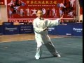 Li Deyin performing Taijiquan 48-step movements in Hong Kong