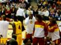 Cavs/Pistons- Feb. 22, 2009- LIVE Intros and Lebron's Chalk Toss