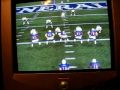 Custom Madden Highlight tip toeing in corner of Endzone
