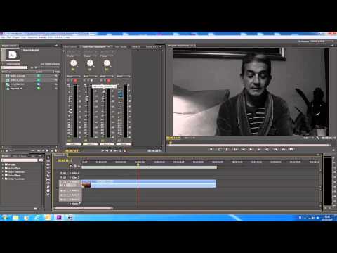 Tutorial Adobe Premiere Pro CS6 - Grabar Voz en OFF y Hacer Doblaje de Audio
