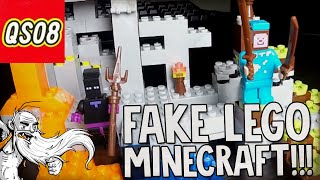 "COOL STYLING...CHANGING COLORS!!!" Chinese Fake Minecraft LEGO unboxing