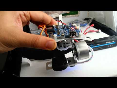 FPV 2 Axis Brushless Gimbal with Keychain Cam