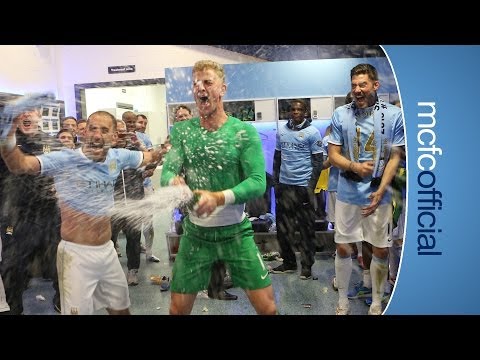 DRESSING ROOM Joe Hart's Champagne Moment | BEST BITS