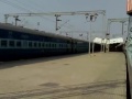 Arriving at Puri rly station - 2837 UP Howrah Puri Express