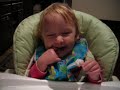 Michaela Enjoys Dinner