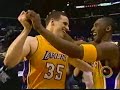 Kobe Bryant 52 points, 8 rebounds, 7 assists vs. Rockets (6/9 40 point streak); February 18, 2003