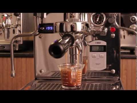 Brew a shot of Espresso on the Expobar 