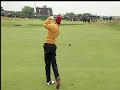 Sergio Garcia hits photographer with wayward shot.
