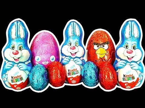 Angry Birds Easter Egg Hunt Kinder Surprise Bunny Population Control Extreme Unwrapping