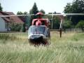 Start eines Rettungshubschraubers, Rescue helicopter - take off. D-HILF, Christoph.