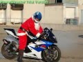 Père Noel à Moto 