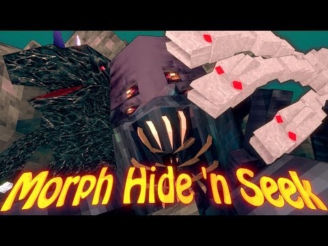 Minecraft Mods | MORPH HIDE AND SEEK - Crazy Craft! (Orespawn Mod)