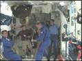 Come on in! Station Crew Greets STS-126 Astronauts