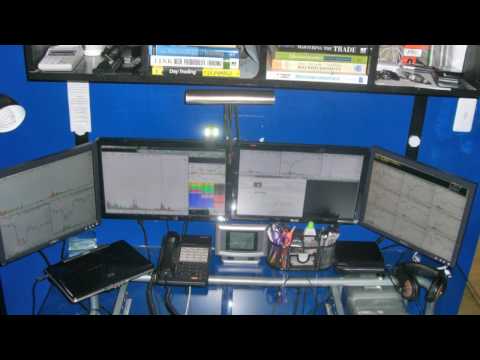 4 Monitor Trading Computer Setup : Multimonitor Work Station