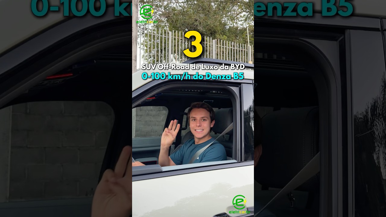 0-100 km/h Com o SUV Off-Road de Luxo da BYD! Denza B5 de R$ 436.000⚡