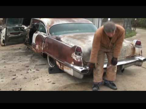 1956 Cadillac-Custom Desk-Removing the Front Clip and Bumper