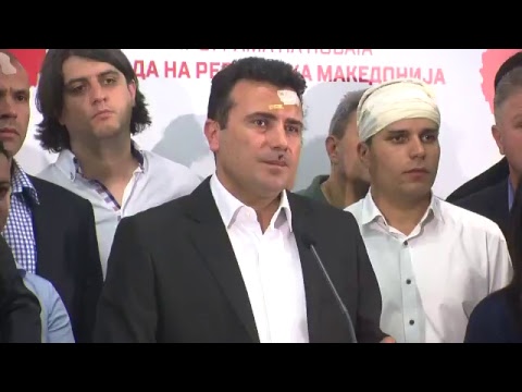 Zaev: Gruevski, Ivanovi, Veljanoski, Çavkovi organizuan dhunën (Video) Zaev: Gruevski, Ivanovi, Veljanoski, Çavkovi organizuan dhunën (Video)