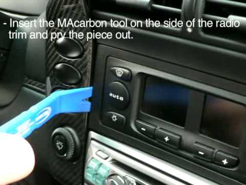 Porsche 911, 996 & 986  Boxster AC Control Trim Installation by MAcarbon