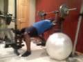 Reid lifting 95 pounds
