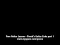 Ponco Satrio Free Guitar Lesson - Ponch's Licks part 1