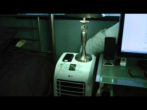 how to close vent on lg air conditioner