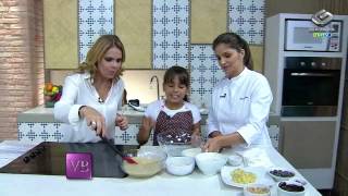 Muffins de banana com chocolate amargo