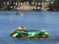 Island Hopper 15 ft. Turtle Jump Water Trampoline