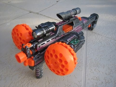 nerf mods - My webstore: http://www.freewebstore.org/Coop772/Blasters/cat1237263_1125286.aspx ----------------------------------------------- Modifications: - Flywheel m...